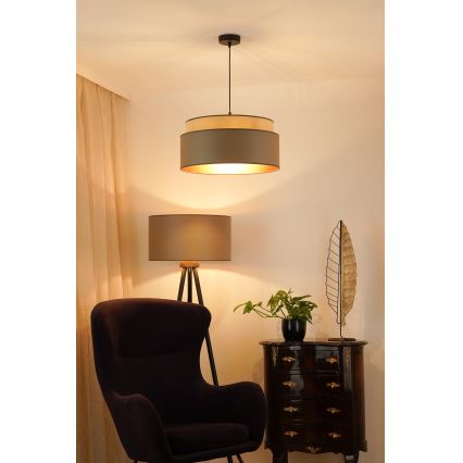 Brilagi - Chandelier on a string OREGON VEGE 1xE27/15W/230V d. 45 cm grey