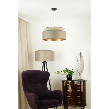 Brilagi - Chandelier on a string OREGON VEGE 1xE27/15W/230V d. 45 cm grey