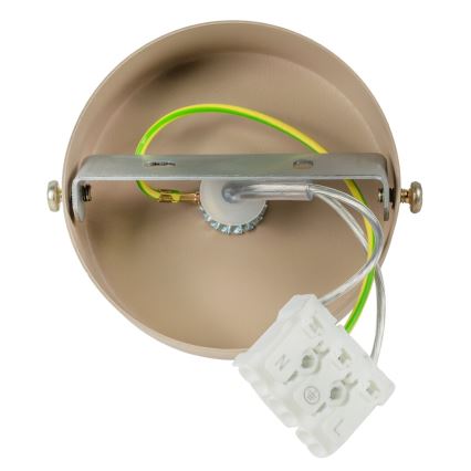 Brilagi - Chandelier on a string POKER 1xGU10/25W/230V beige/gold