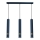 Brilagi - Chandelier on a string POKER 3xGU10/25W/230V blue/gold