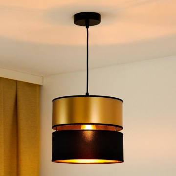 Brilagi - Chandelier on a string ROYAL 1xE27/15W/230V d. 25 cm black/gold
