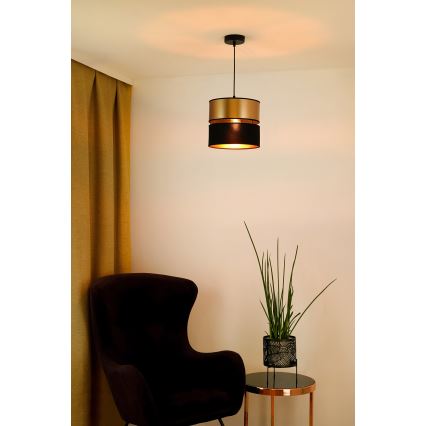 Brilagi - Chandelier on a string ROYAL 1xE27/15W/230V d. 25 cm black/gold