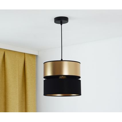 Brilagi - Chandelier on a string ROYAL 1xE27/15W/230V d. 25 cm black/gold