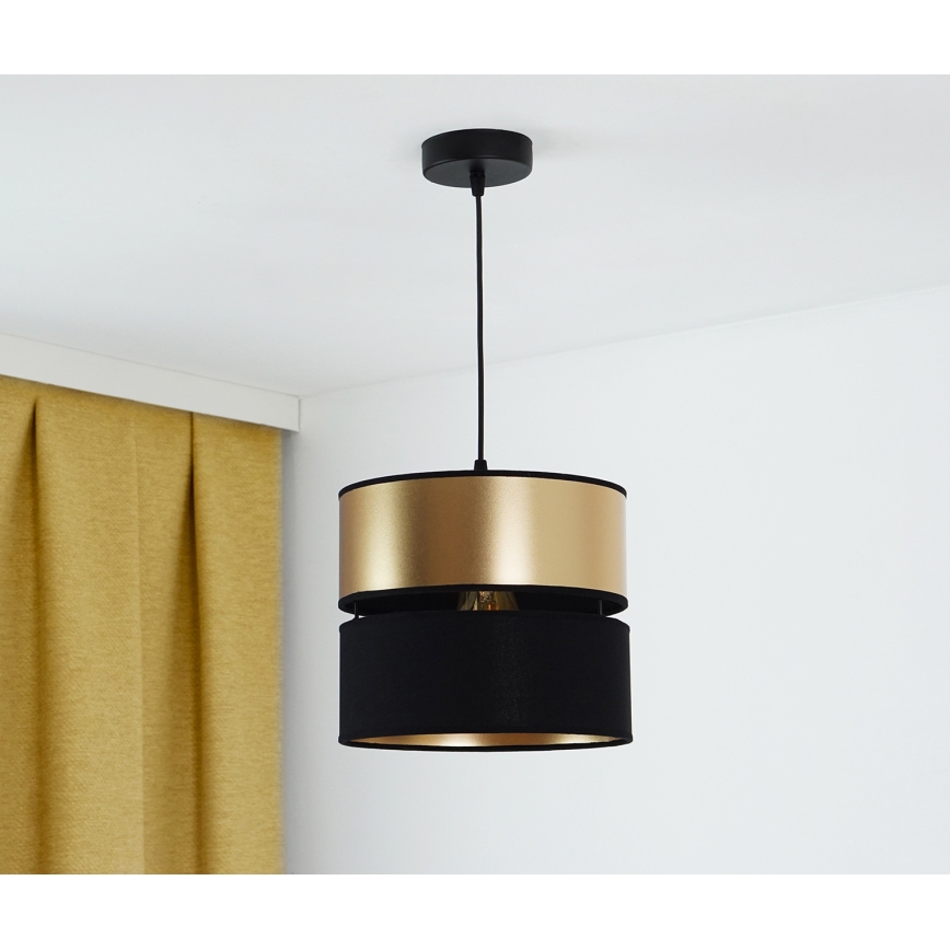 Brilagi - Chandelier on a string ROYAL 1xE27/15W/230V d. 25 cm black/gold