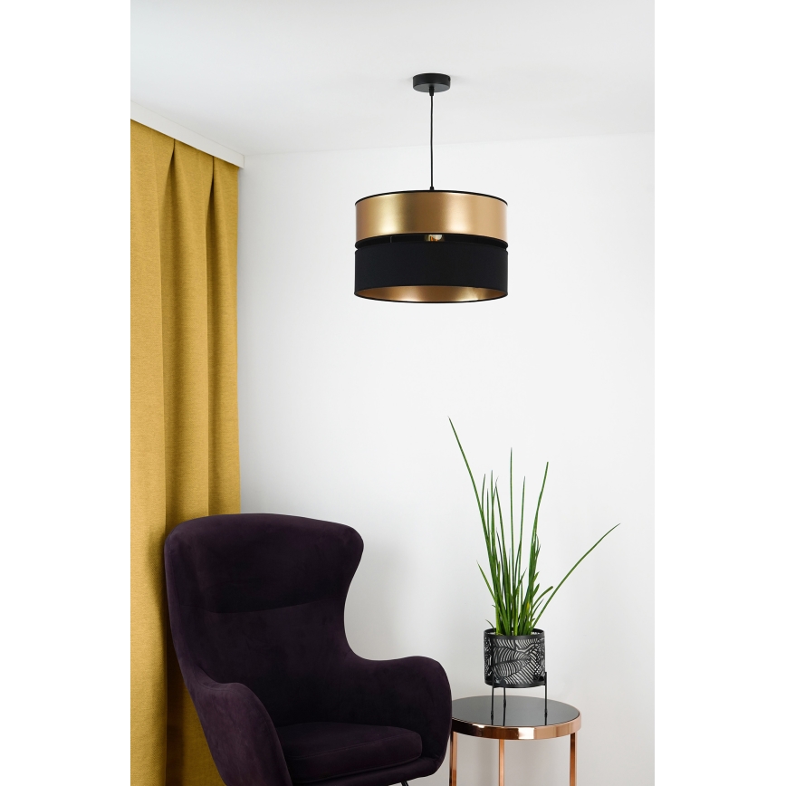 Brilagi - Chandelier on a string ROYAL 1xE27/15W/230V d. 40 cm black/gold