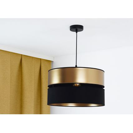Brilagi - Chandelier on a string ROYAL 1xE27/15W/230V d. 40 cm black/gold