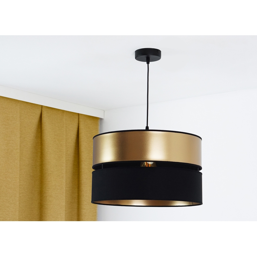 Brilagi - Chandelier on a string ROYAL 1xE27/15W/230V d. 40 cm black/gold