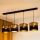 Brilagi - Chandelier on a string ROYAL 4xE27/15W/230V black/gold