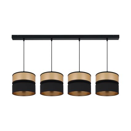 Brilagi - Chandelier on a string ROYAL 4xE27/15W/230V black/gold