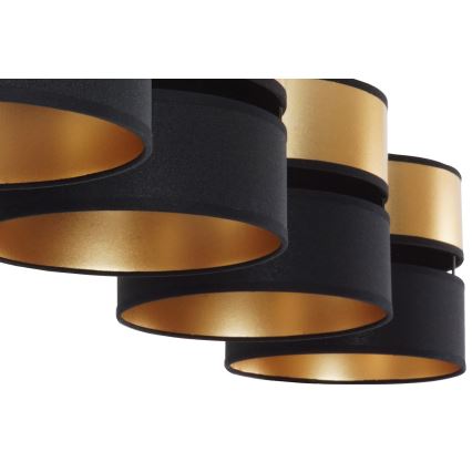 Brilagi - Chandelier on a string ROYAL 4xE27/15W/230V black/gold