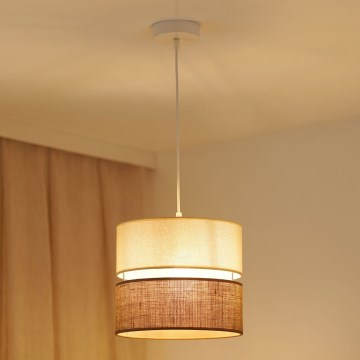 Brilagi - Chandelier on a string ROYAL YUTE 1xE27/15W/230V d. 25 cm beige/creamy