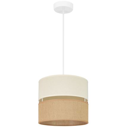 Brilagi - Chandelier on a string ROYAL YUTE 1xE27/15W/230V d. 25 cm beige/creamy