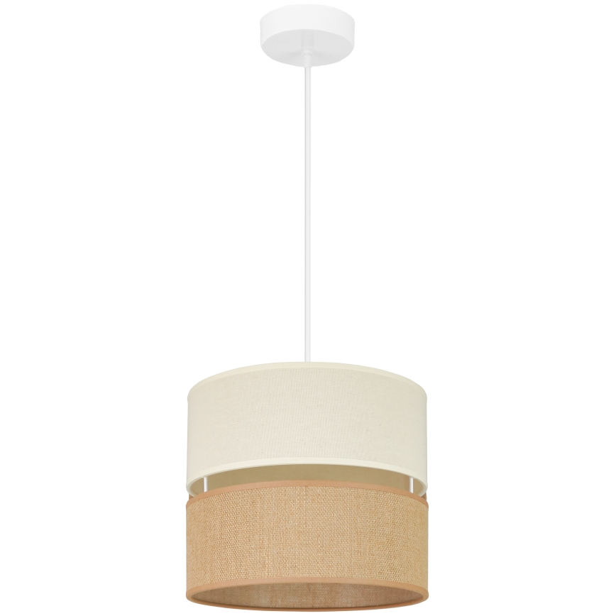 Brilagi - Chandelier on a string ROYAL YUTE 1xE27/15W/230V d. 25 cm beige/creamy