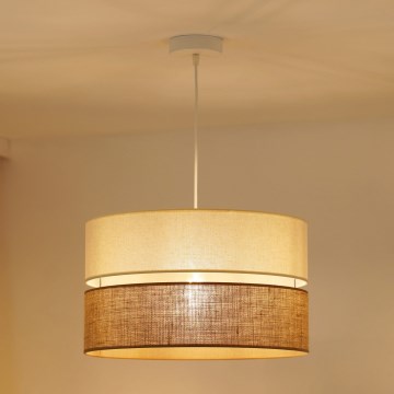 Brilagi - Chandelier on a string ROYAL YUTE 1xE27/15W/230V d. 40 cm beige/creamy