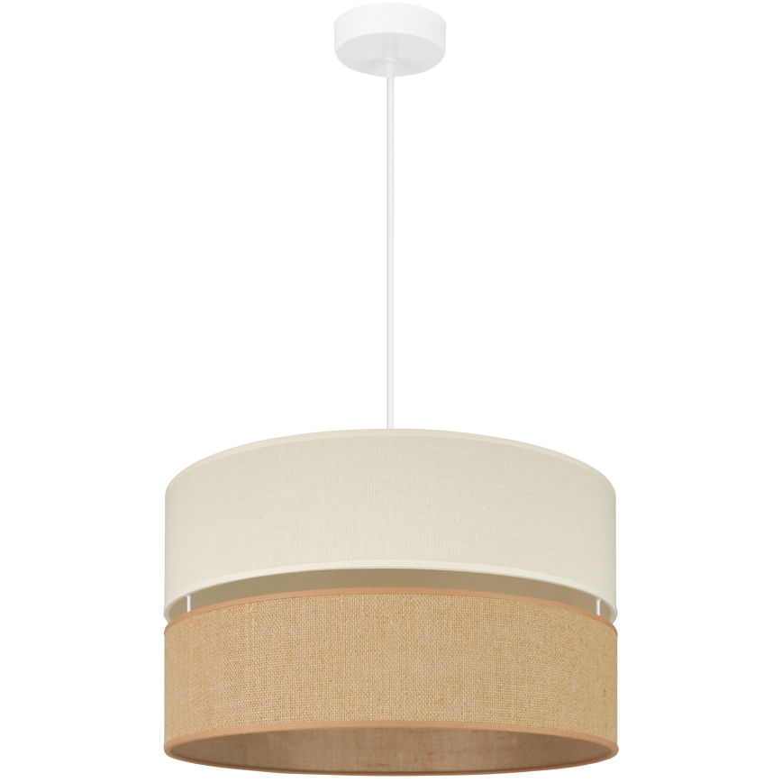 Brilagi - Chandelier on a string ROYAL YUTE 1xE27/15W/230V d. 40 cm beige/creamy