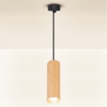 Brilagi - Chandelier on a string SELE 1xGU10/30W/230V black/oak decor