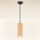 Brilagi - Chandelier on a string SELE 1xGU10/30W/230V black/oak decor