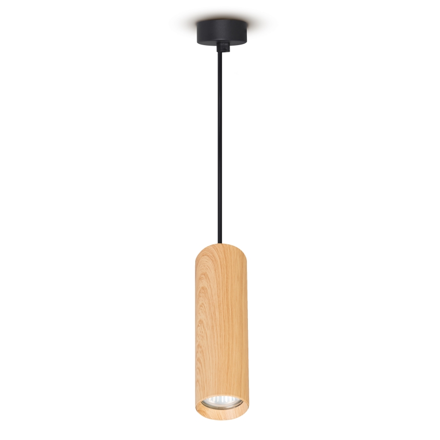 Brilagi - Chandelier on a string SELE 1xGU10/30W/230V black/oak decor