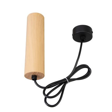 Brilagi - Chandelier on a string SELE 1xGU10/30W/230V black/oak decor