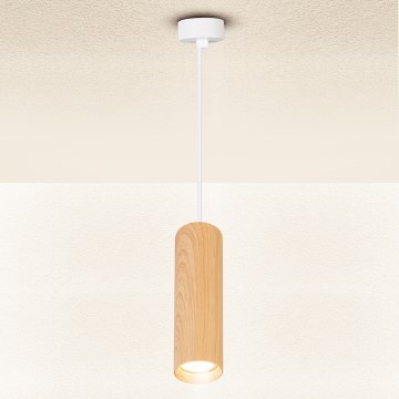 Brilagi - Chandelier on a string SELE 1xGU10/30W/230V white/oak decor