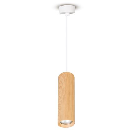 Brilagi - Chandelier on a string SELE 1xGU10/30W/230V white/oak decor