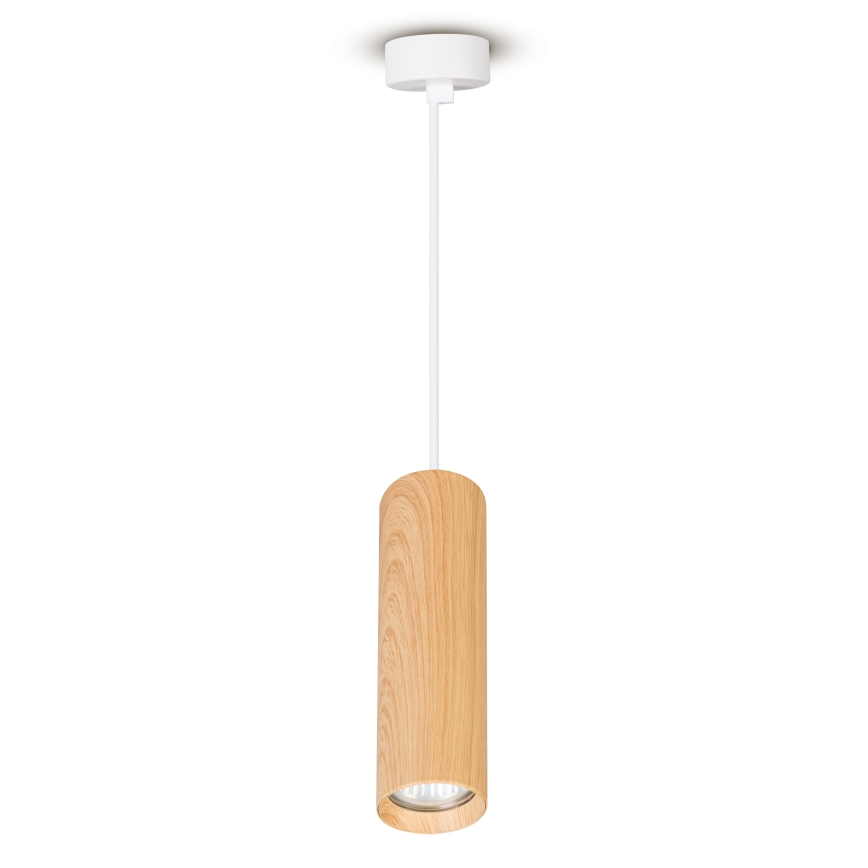 Brilagi - Chandelier on a string SELE 1xGU10/30W/230V white/oak decor