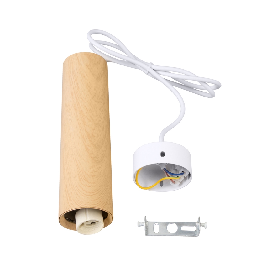 Brilagi - Chandelier on a string SELE 1xGU10/30W/230V white/oak decor