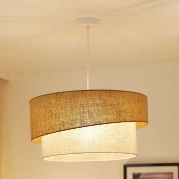 Brilagi - Chandelier on a string SHINE 1xE27/15W/230V d. 50 cm beige/creamy