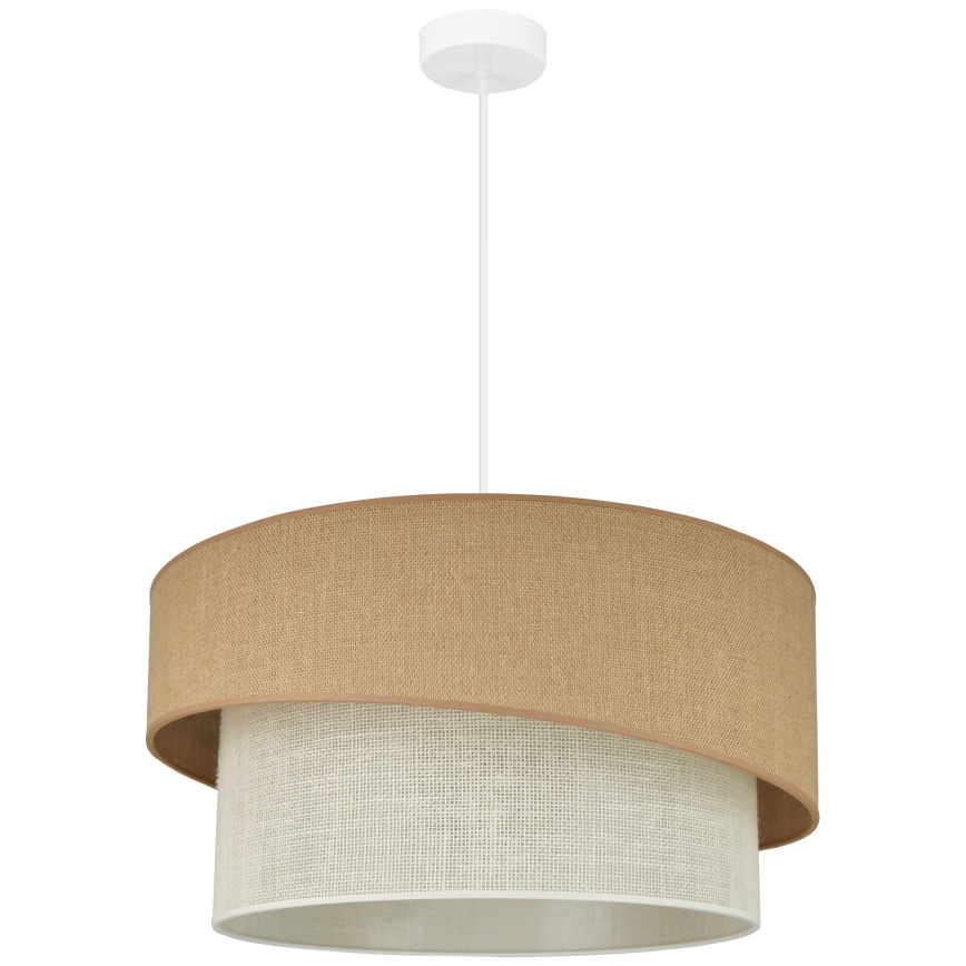 Brilagi - Chandelier on a string SHINE 1xE27/15W/230V d. 50 cm beige/creamy