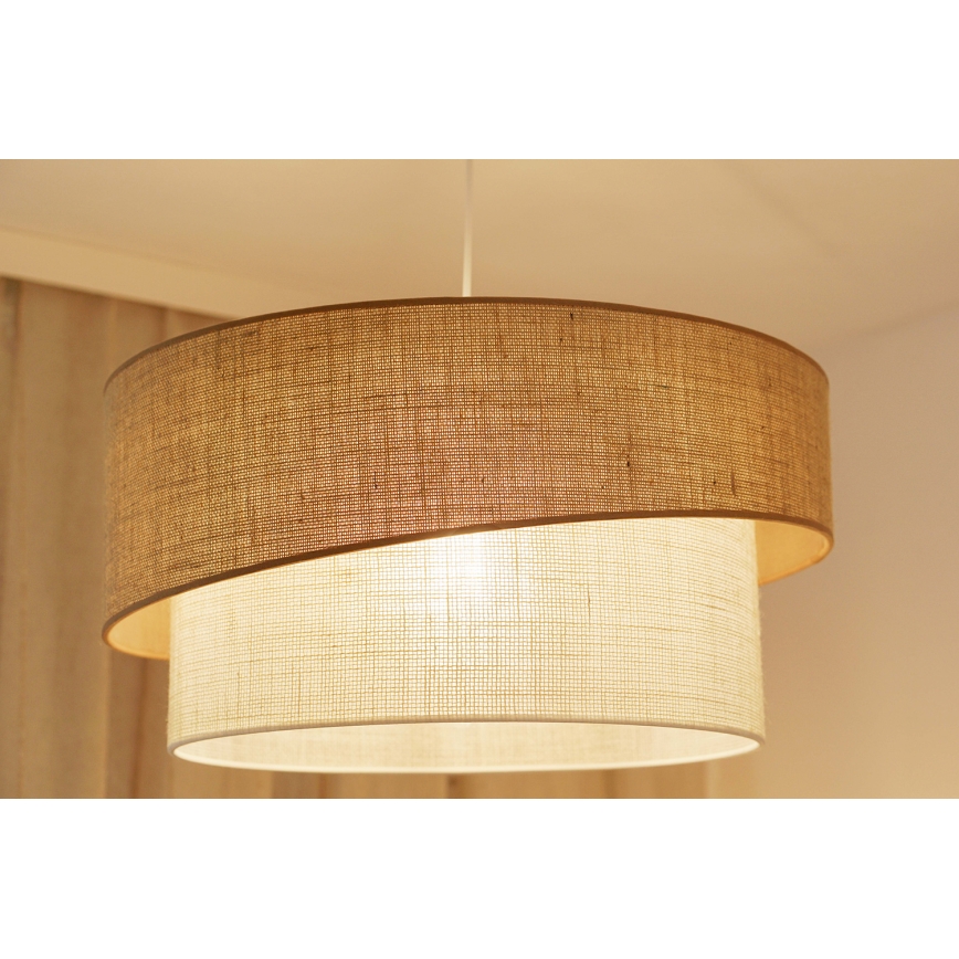 Brilagi - Chandelier on a string SHINE 1xE27/15W/230V d. 50 cm beige/creamy