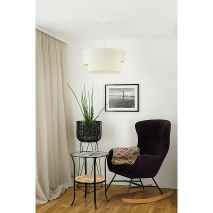 Brilagi - Chandelier on a string SHINE 1xE27/15W/230V d. 50 cm creamy