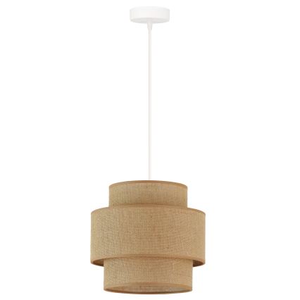 Brilagi - Chandelier on a string SPACE YUTE 1xE27/15W/230V d. 25 cm beige/white