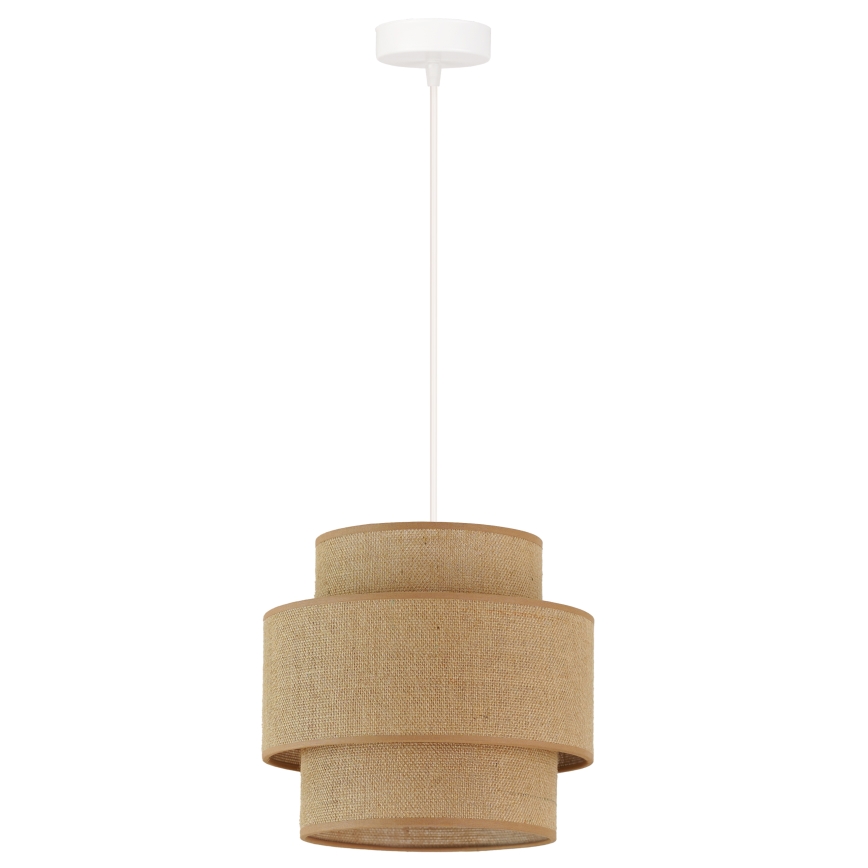 Brilagi - Chandelier on a string SPACE YUTE 1xE27/15W/230V d. 25 cm beige/white