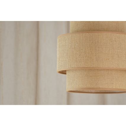 Brilagi - Chandelier on a string SPACE YUTE 1xE27/15W/230V d. 25 cm beige/white