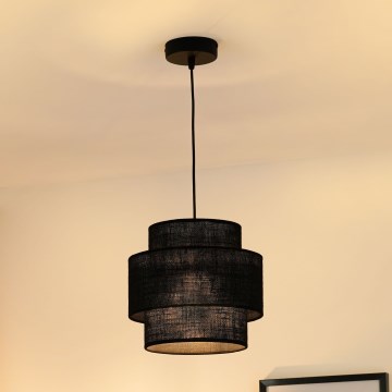 Brilagi - Chandelier on a string SPACE YUTE 1xE27/15W/230V d. 25 cm black