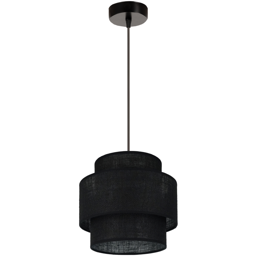 Brilagi - Chandelier on a string SPACE YUTE 1xE27/15W/230V d. 25 cm black