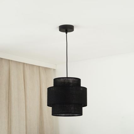 Brilagi - Chandelier on a string SPACE YUTE 1xE27/15W/230V d. 25 cm black