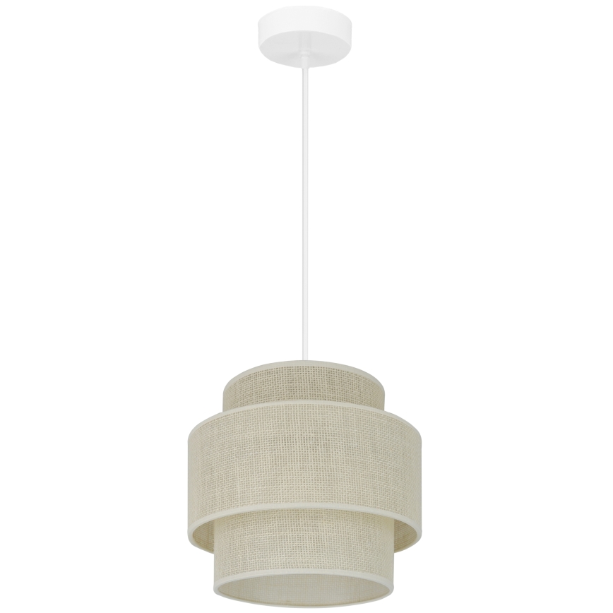 Brilagi - Chandelier on a string SPACE YUTE 1xE27/15W/230V d. 25 cm creamy/white