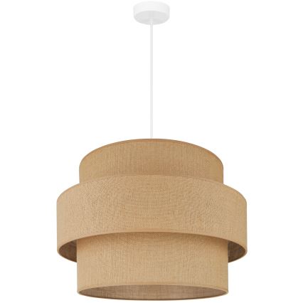 Brilagi - Chandelier on a string SPACE YUTE 1xE27/15W/230V d. 50 cm beige/white