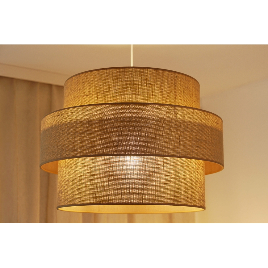 Brilagi - Chandelier on a string SPACE YUTE 1xE27/15W/230V d. 50 cm beige/white
