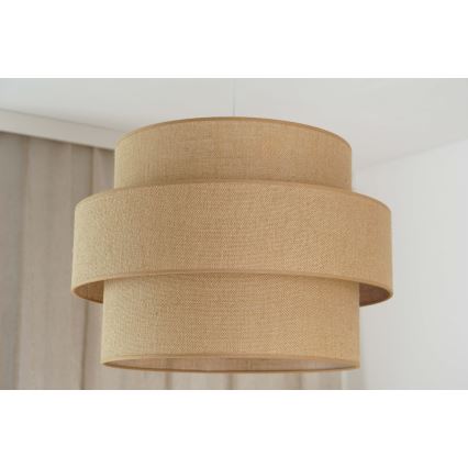 Brilagi - Chandelier on a string SPACE YUTE 1xE27/15W/230V d. 50 cm beige/white