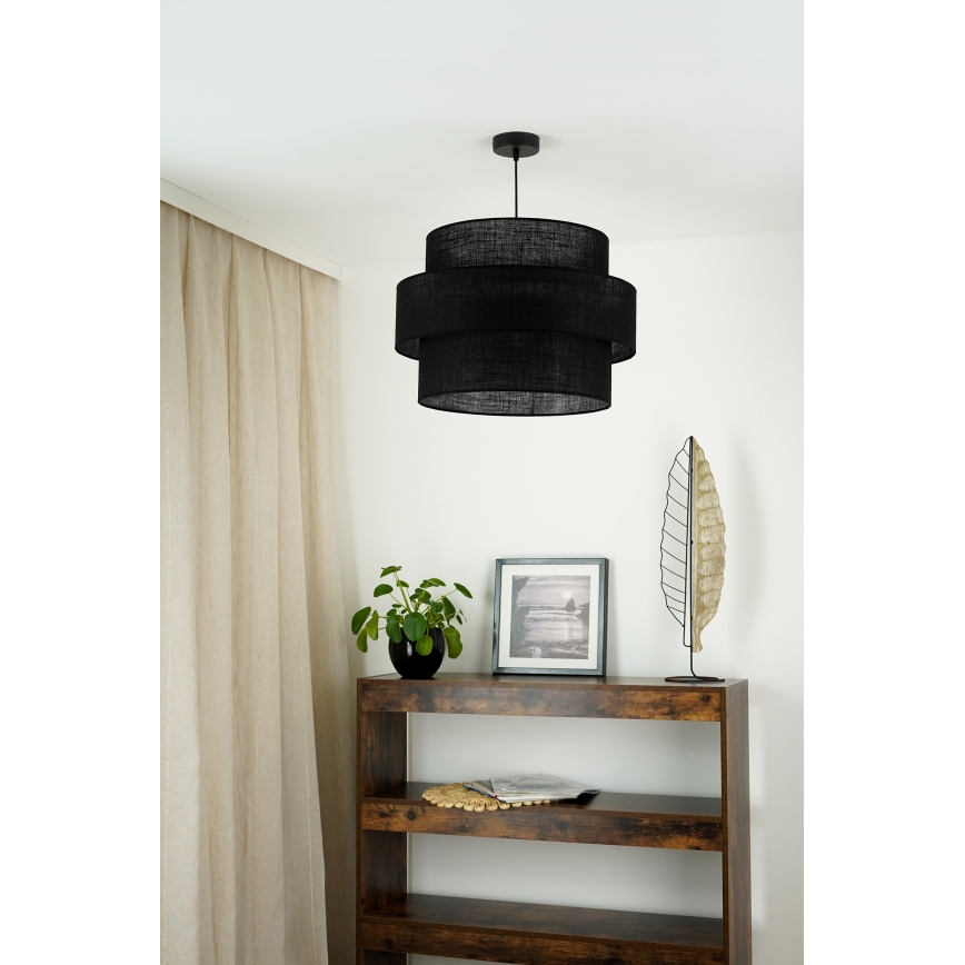 Brilagi - Chandelier on a string SPACE YUTE 1xE27/15W/230V d. 50 cm black