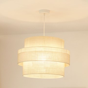 Brilagi - Chandelier on a string SPACE YUTE 1xE27/15W/230V d. 50 cm creamy/white
