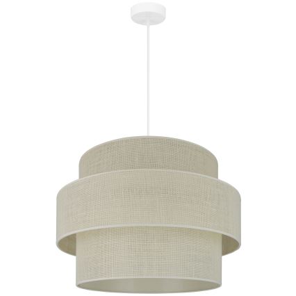 Brilagi - Chandelier on a string SPACE YUTE 1xE27/15W/230V d. 50 cm creamy/white
