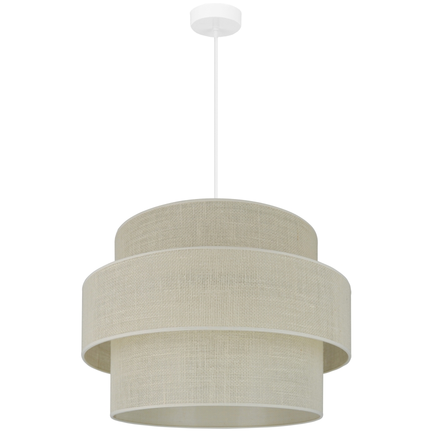 Brilagi - Chandelier on a string SPACE YUTE 1xE27/15W/230V d. 50 cm creamy/white