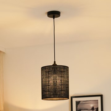 Brilagi - Chandelier on a string TUBES 1xE27/15W/230V d. 20 cm black