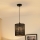 Brilagi - Chandelier on a string TUBES 1xE27/15W/230V d. 20 cm black