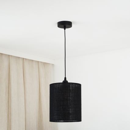 Brilagi - Chandelier on a string TUBES 1xE27/15W/230V d. 20 cm black