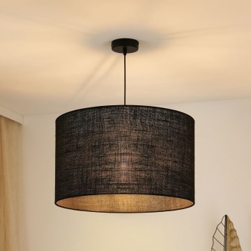 Brilagi - Chandelier on a string TUBES ROLLER 1xE27/15W/230V d. 50 cm black