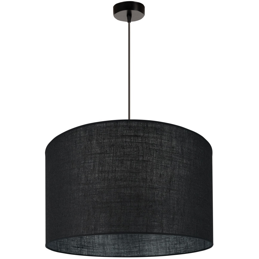 Brilagi - Chandelier on a string TUBES ROLLER 1xE27/15W/230V d. 50 cm black